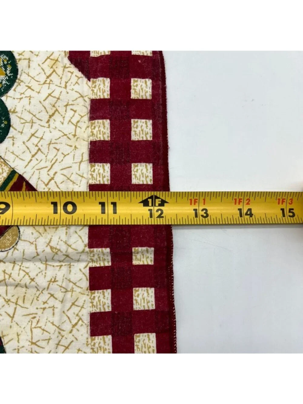 Lot Of 3 Angel Christmas Decorative Quilted Placemats Holiday Table Decor Red